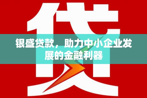 长岭银盛贷款，助力中小企业发展的金融利器