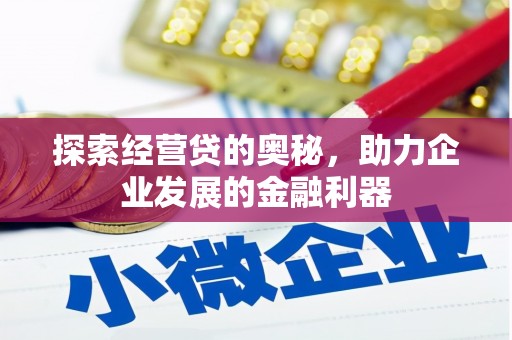 和顺探索经营贷的奥秘，助力企业发展的金融利器