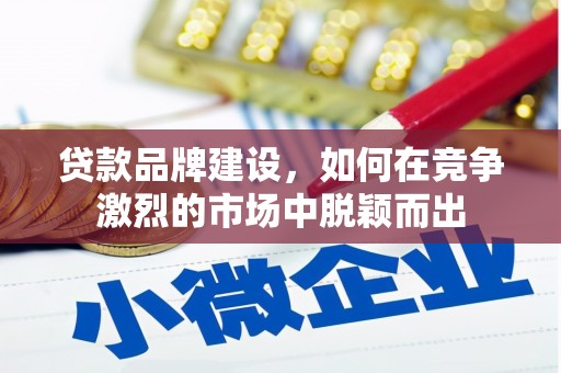 孝感贷款品牌建设，如何在竞争激烈的市场中脱颖而出