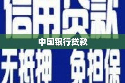 长洲中国银行贷款