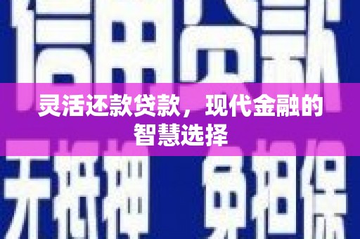 柯坪灵活还款贷款，现代金融的智慧选择