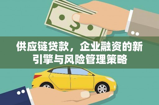 夏邑供应链贷款，企业融资的新引擎与风险管理策略