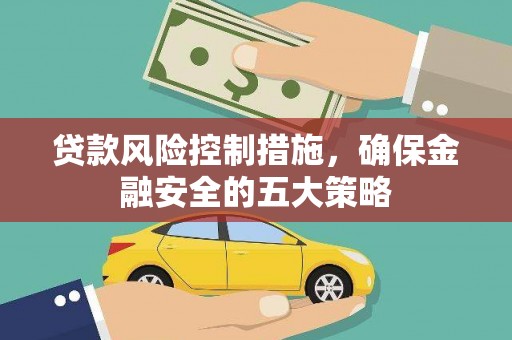 曲麻莱贷款风险控制措施，确保金融安全的五大策略