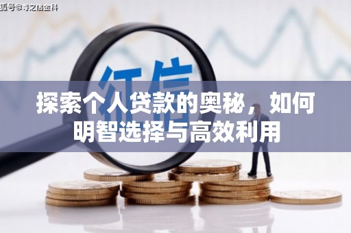 隆昌探索个人贷款的奥秘，如何明智选择与高效利用