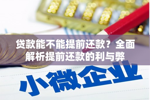 宜川贷款能不能提前还款？全面解析提前还款的利与弊