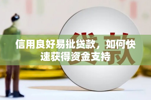 定安信用良好易批贷款，如何快速获得资金支持
