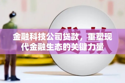 德清金融科技公司贷款，重塑现代金融生态的关键力量